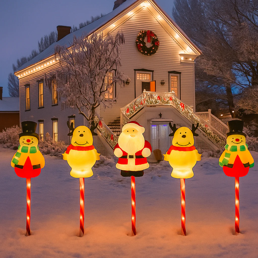 Solar Weihnachtsbeleuchtung Außen LED Licht Deko Gartenfigur - Image 26