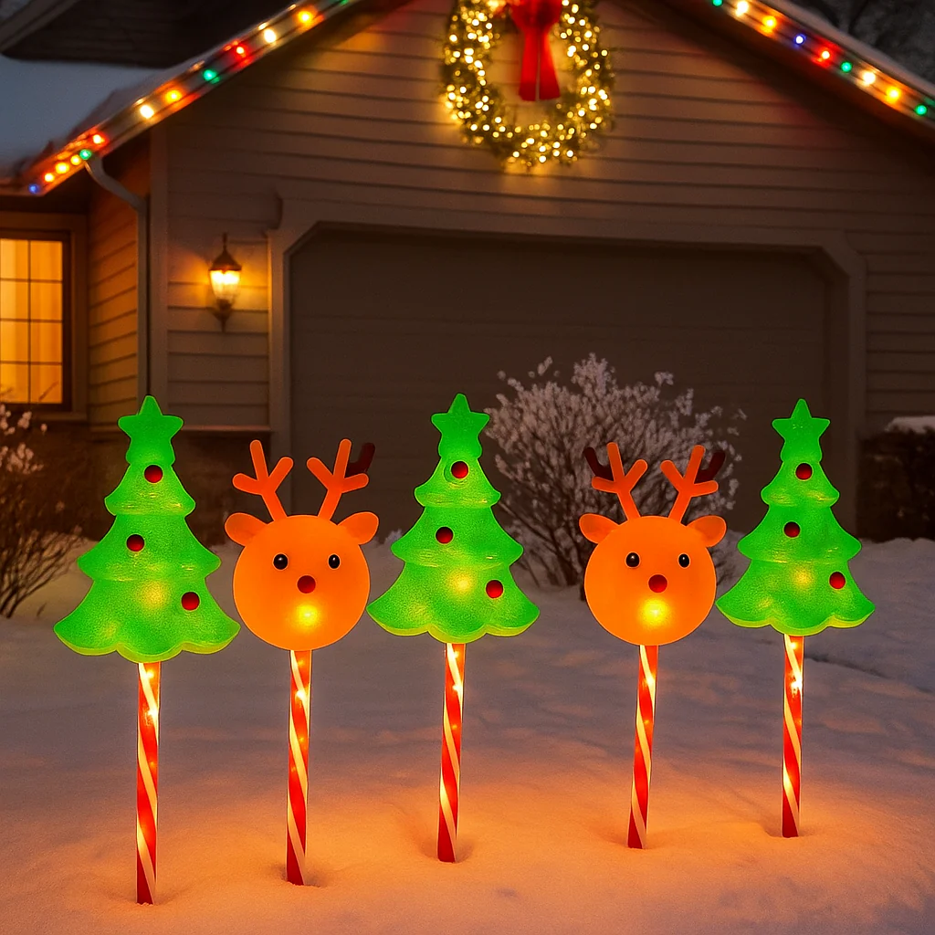 Solar Weihnachtsbeleuchtung Außen LED Licht Deko Gartenfigur - Image 27