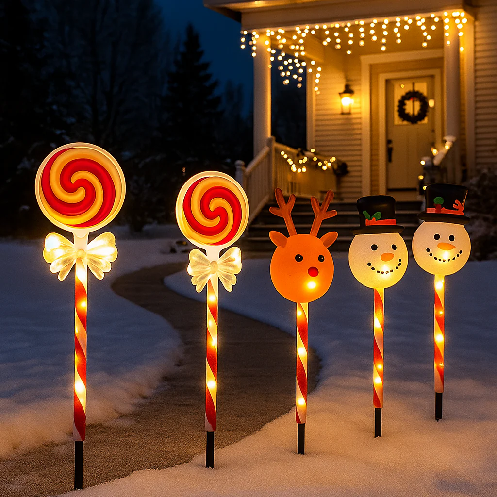 Solar Weihnachtsbeleuchtung Außen LED Licht Deko Gartenfigur - Image 28