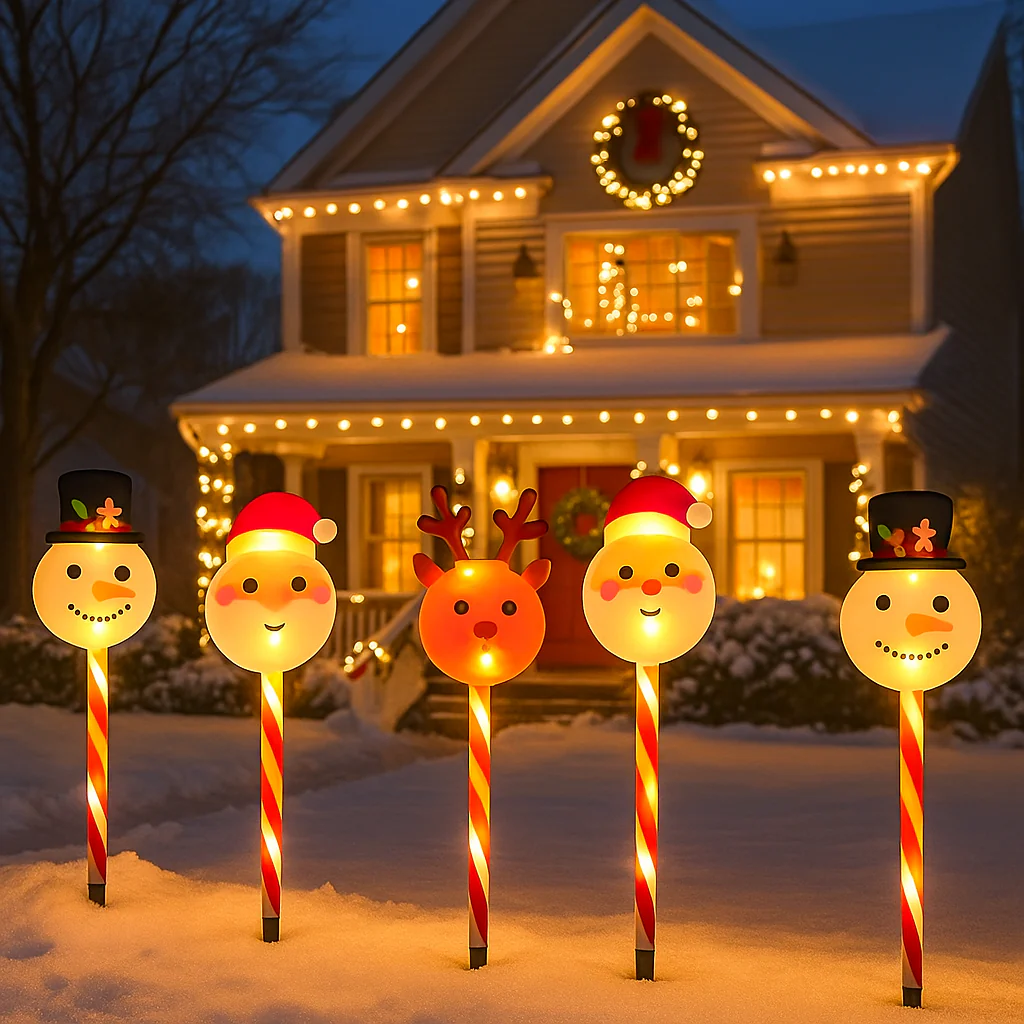 Solar Weihnachtsbeleuchtung Außen LED Licht Deko Gartenfigur - Image 29