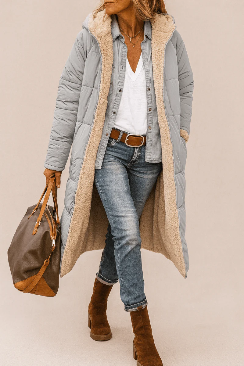 Sophie | Damen Mantel weich luxuriös & wendbar - Image 14