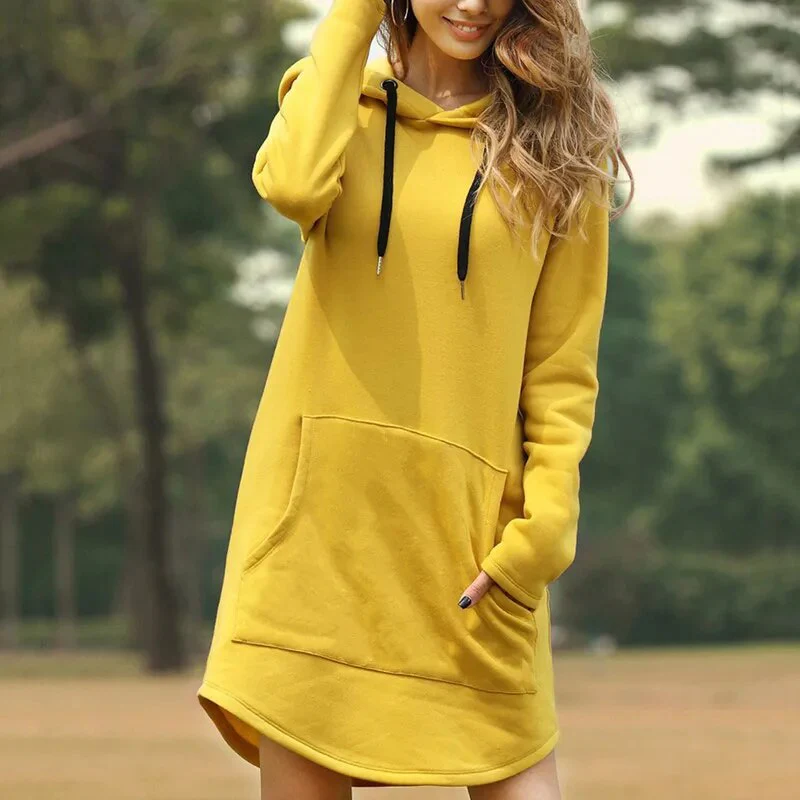 Sophie | Elegantes Hoodie-Kleid Damen casual & bequem - Image 4