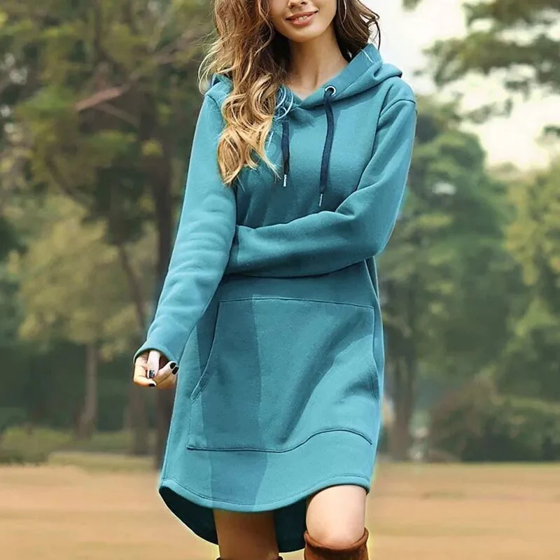 Sophie | Elegantes Hoodie-Kleid Damen casual & bequem - Image 5