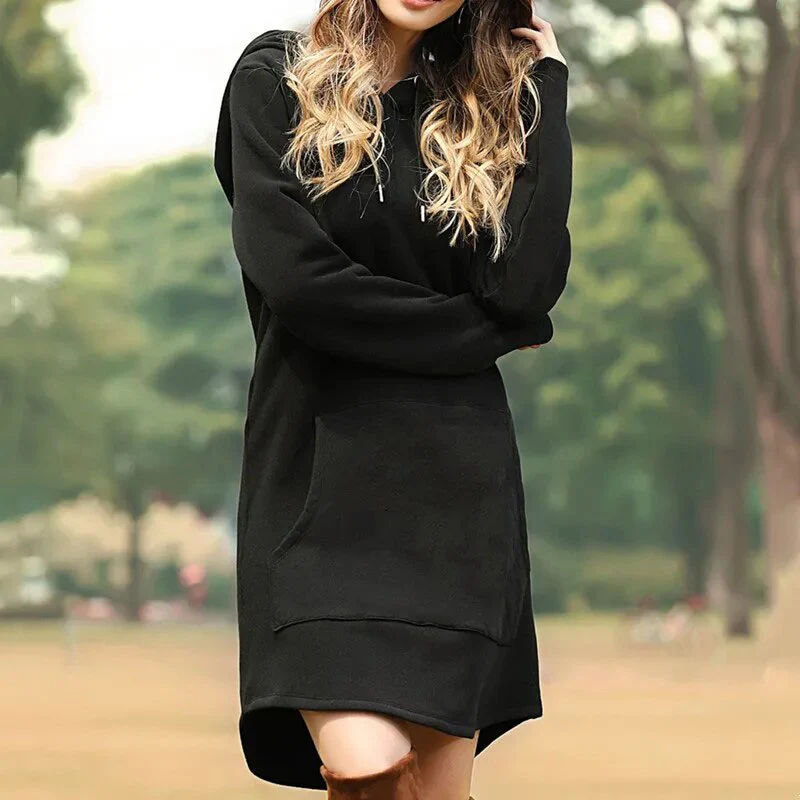 Sophie | Elegantes Hoodie-Kleid Damen casual & bequem - Image 6