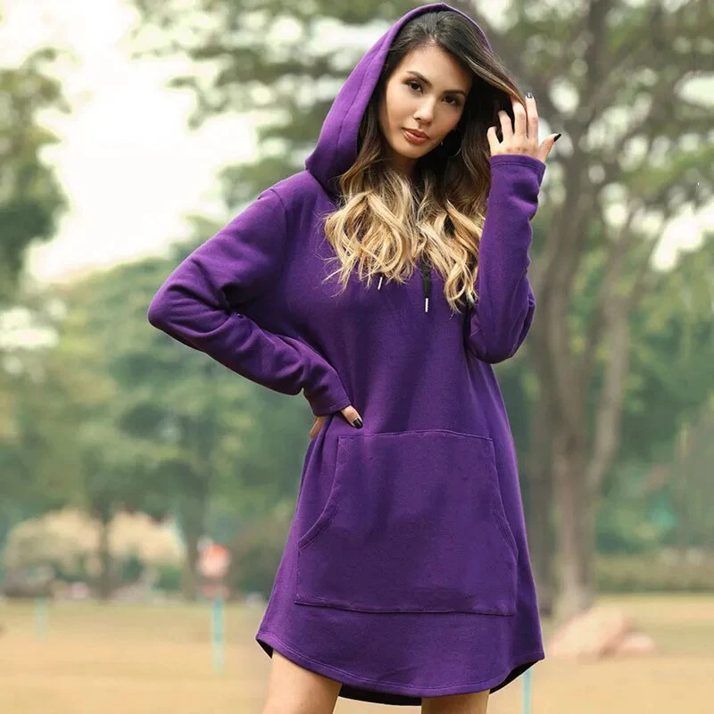 Sophie | Elegantes Hoodie-Kleid Damen casual & bequem - Image 8