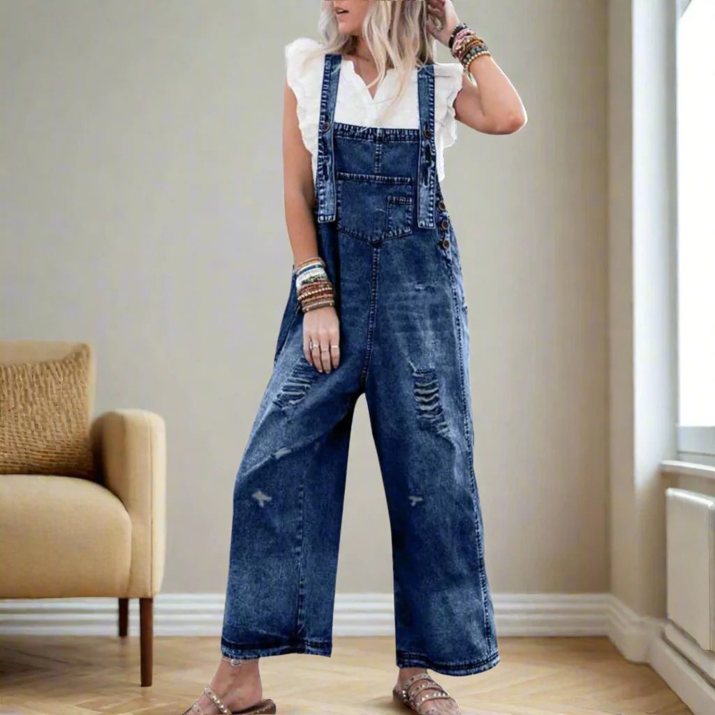 Sophie | Vintage Jumpsuit Damen verstellbar modern - Image 3