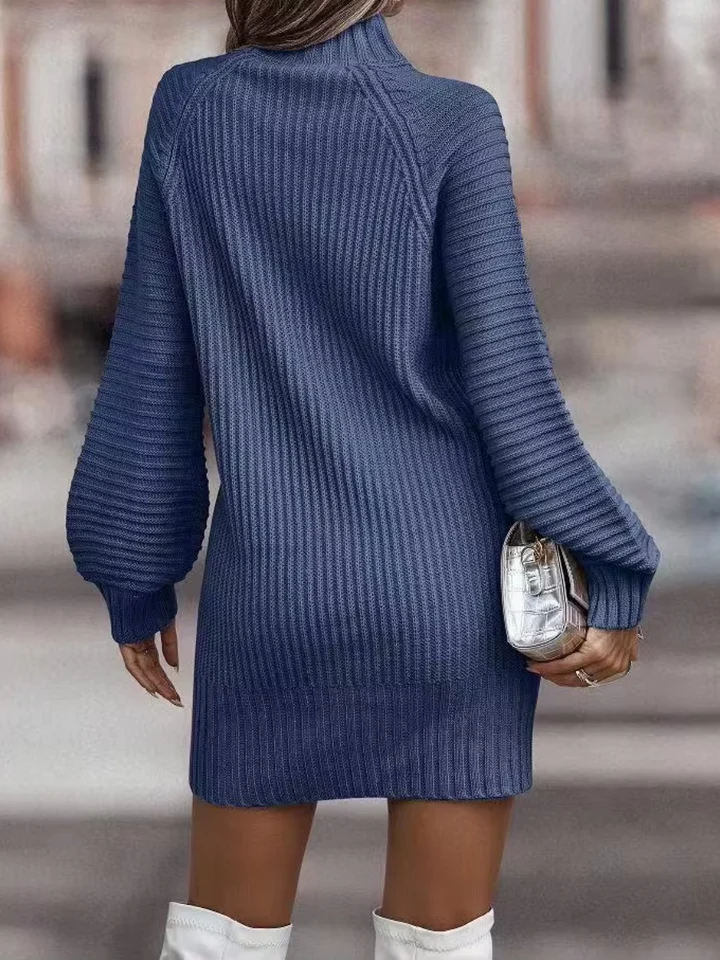 Stella | Strickkleid Winter Mini Kleid - Image 3