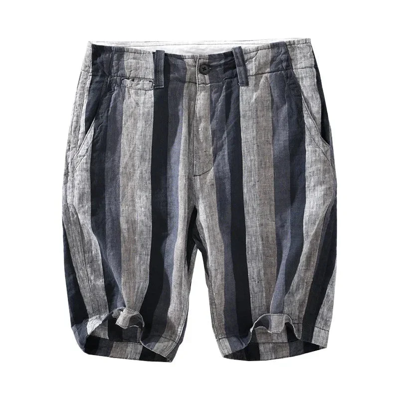 Stylische Leinen Shorts mit Kordelzug - Wolframio - Image 3