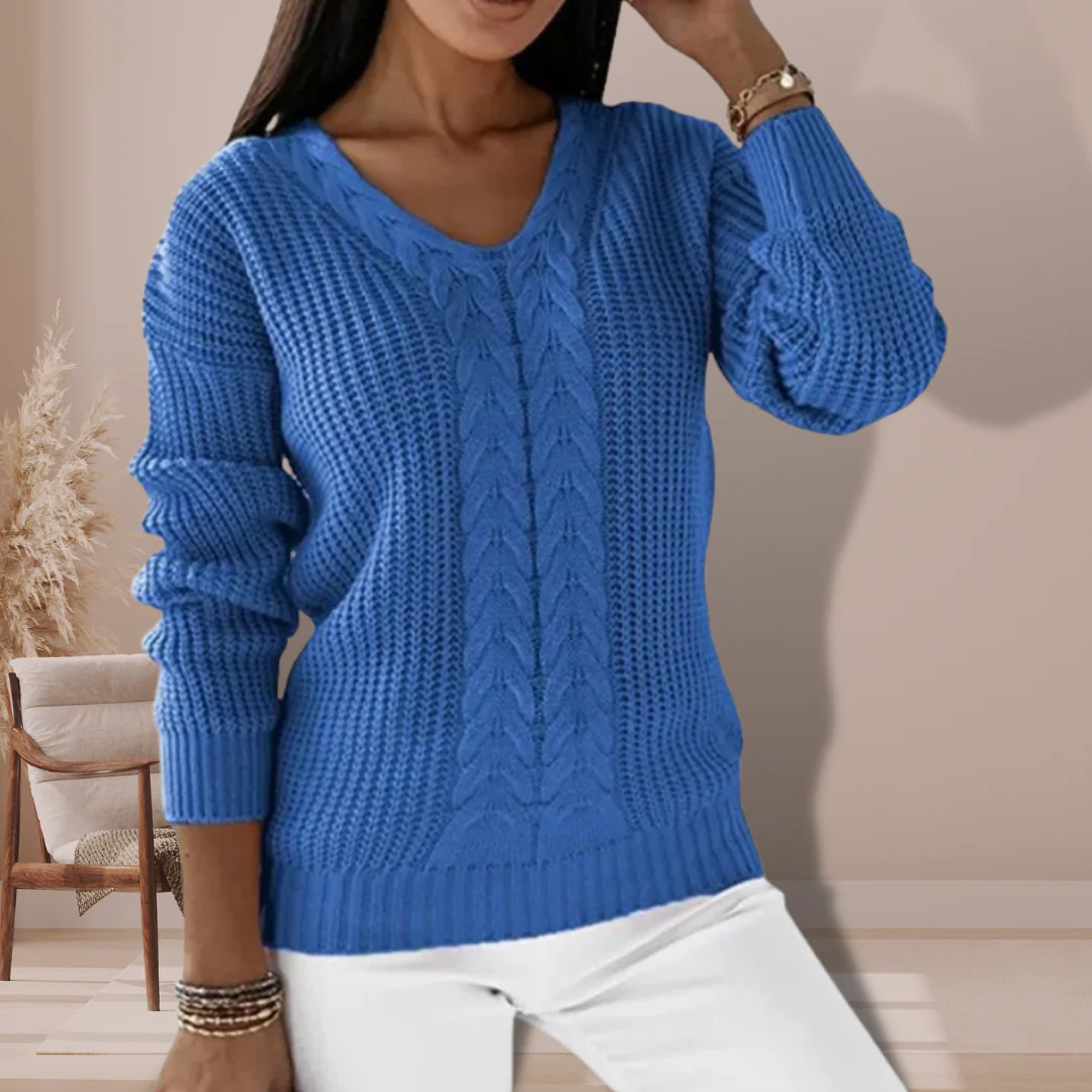Stylischer Strickpulli für den Winter - Sabina
