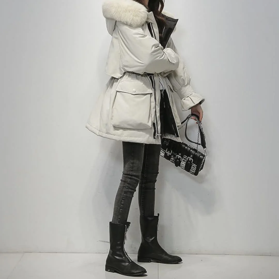 Stylischer Winterparka mit Kunstpelz - Doris