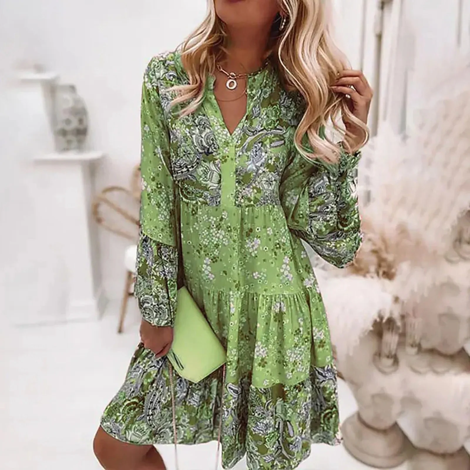 Stylisches & fließendes Sommerkleid für Frauen - Philine - Image 2