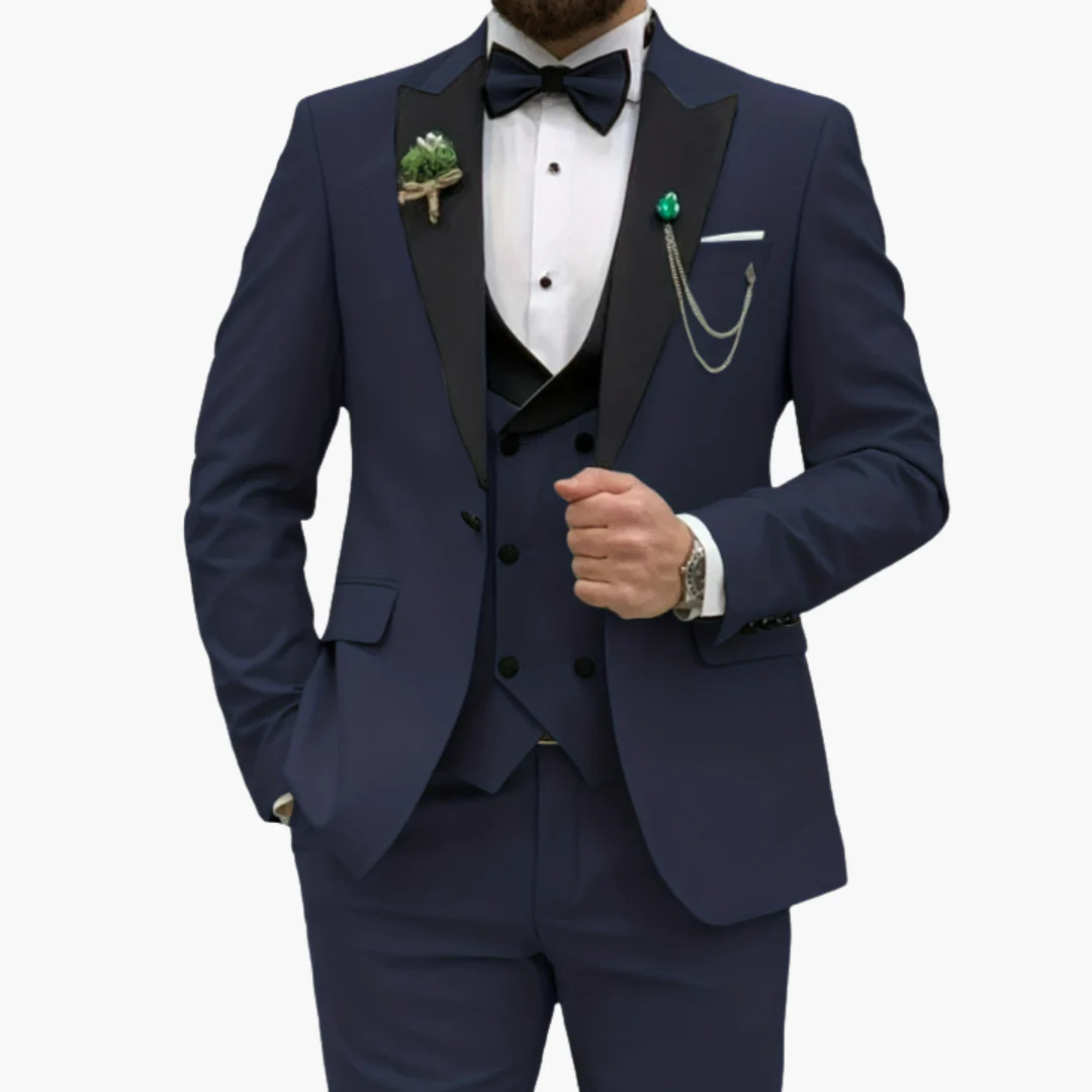 Stylisher Slim Fit Anzug - moderner Look für Herren zur Hochzeit - Image 11