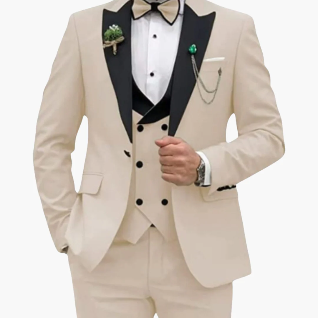 Stylisher Slim Fit Anzug - moderner Look für Herren zur Hochzeit - Image 2