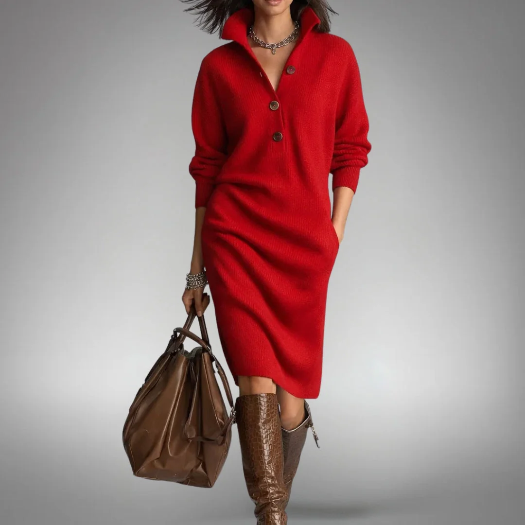 Tabea | Weiches Strickkleid mit femininer Note - Image 9