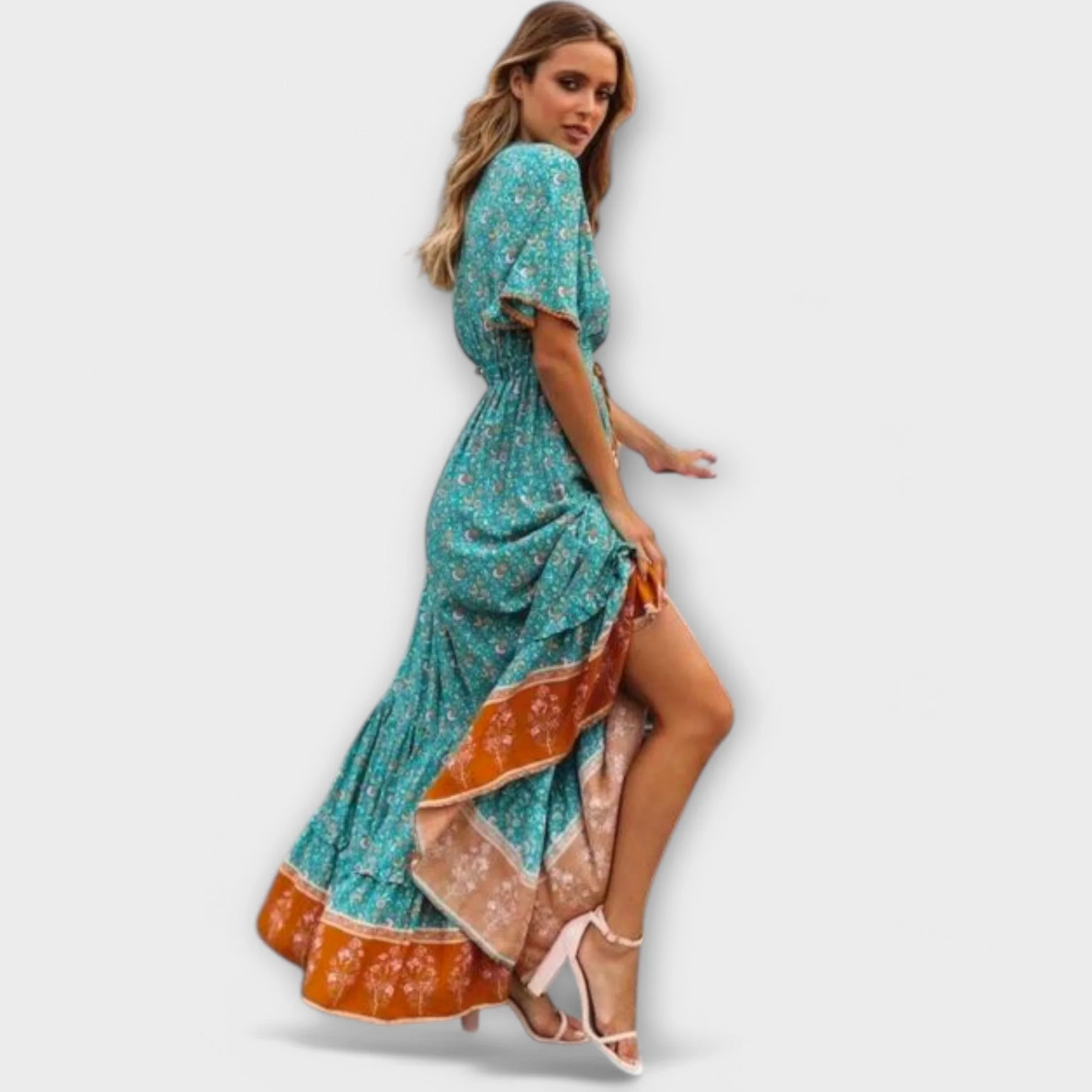 Talitha – Maxikleid mit folkloristischem Charme - Image 3