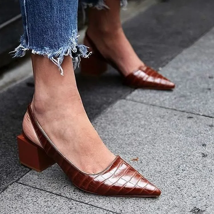Tamara Elegante Damen Frühlings-Pumps mit Blockabsatz - Image 3