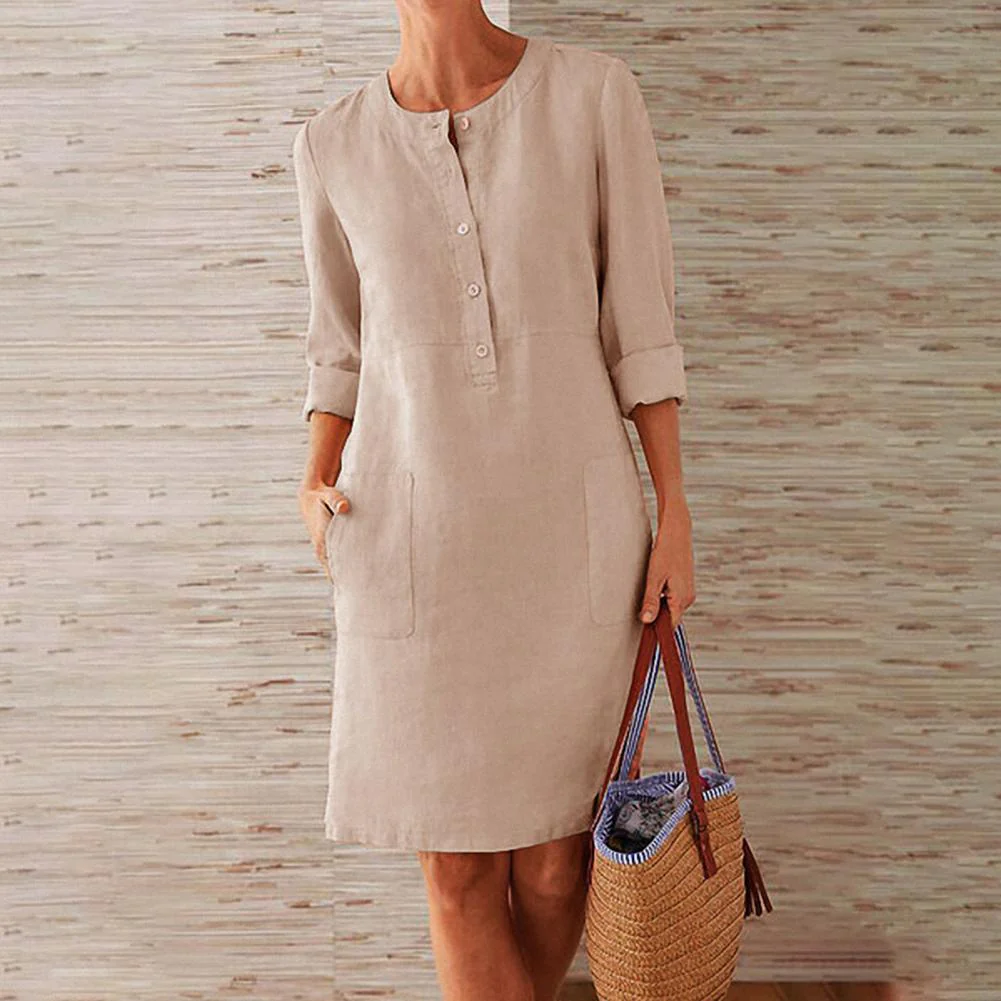 Tina - Stilvolles Damen Freizeit Kleid - Image 4