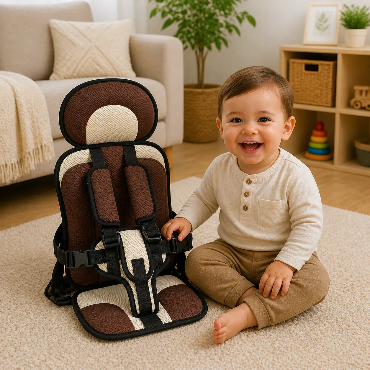 Tragbare Faltbare Kindersitz Erhöhung Auto - Image 6