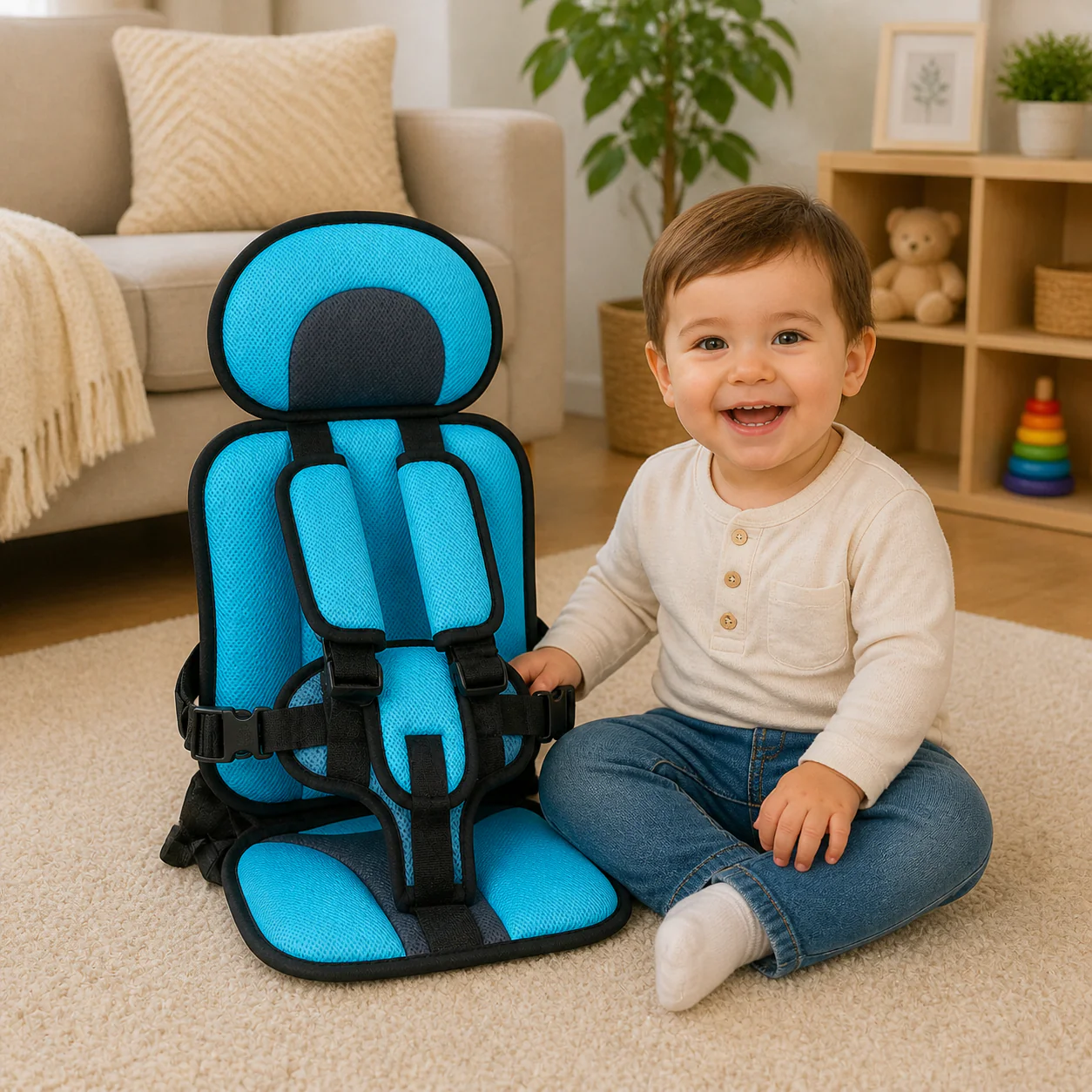 Tragbare Faltbare Kindersitz Erhöhung Auto - Image 8