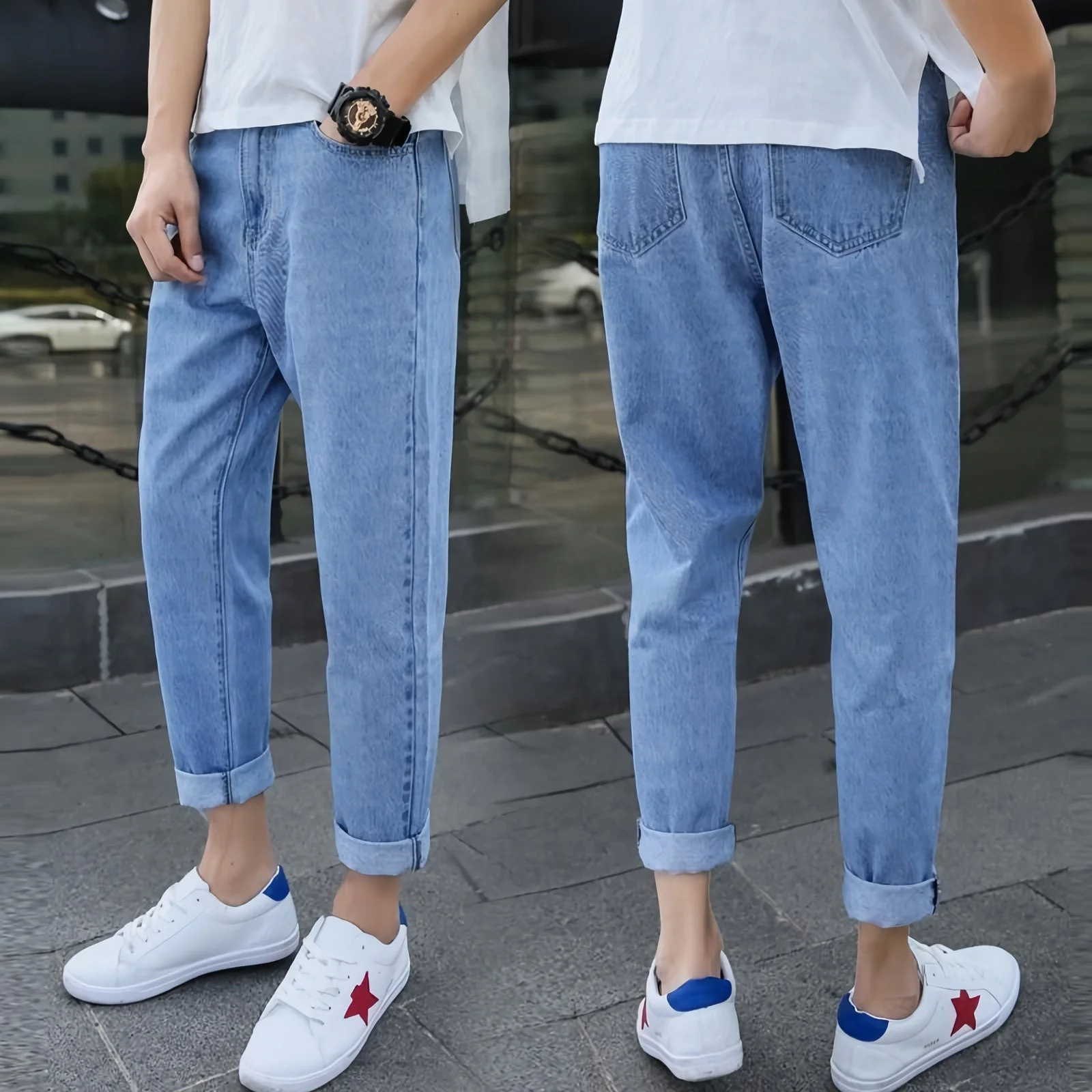 Trendige Denim-Sommerjeans für Männer - Marcon