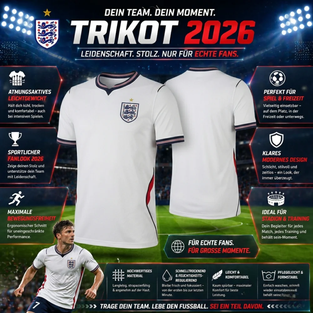UK Weltmeisterschaft Trikot 2026 Herren Offizielles Jersey - Image 4