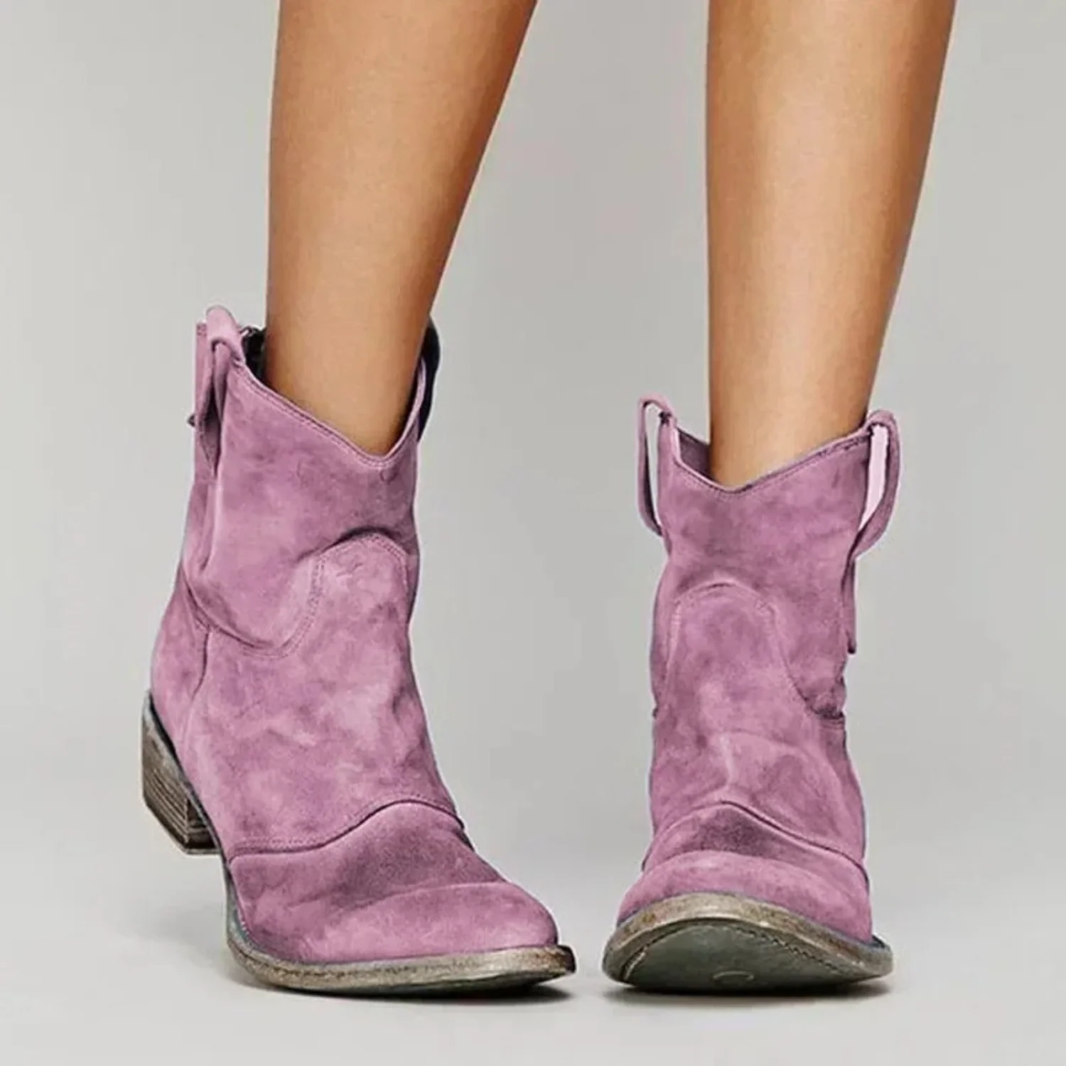 Vento | Rutschfeste Cowboystiefel Damen für Alltag Mode