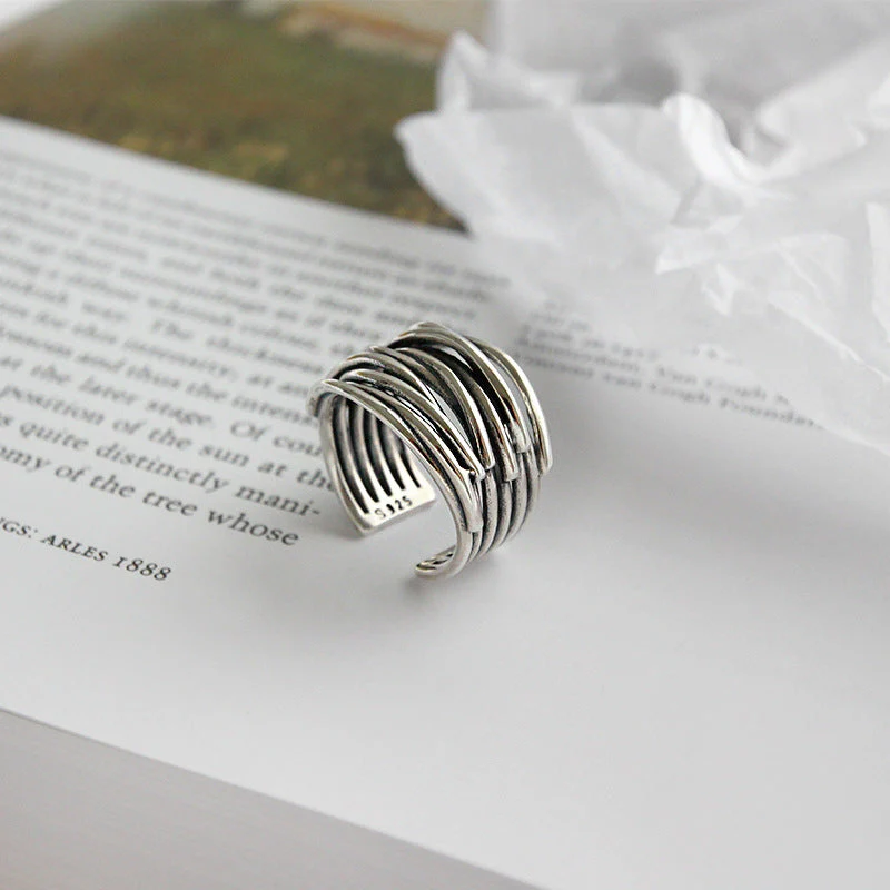 Verstellbarer Damen Ring Silber 925 - Image 4
