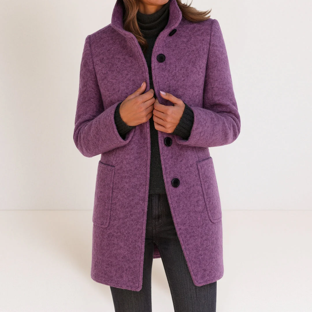 Victoria | Damenjacke mit hohem Kragen luxuriös - Image 4
