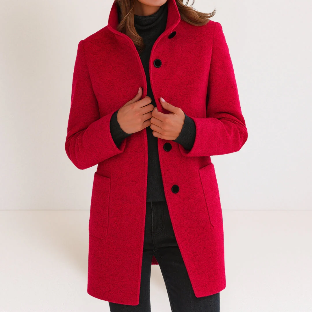 Victoria | Damenjacke mit hohem Kragen luxuriös - Image 7
