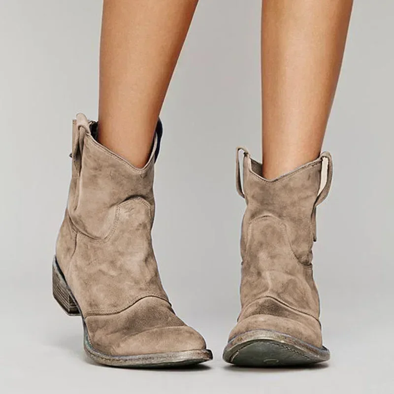 Vintage Damen Stiefeletten