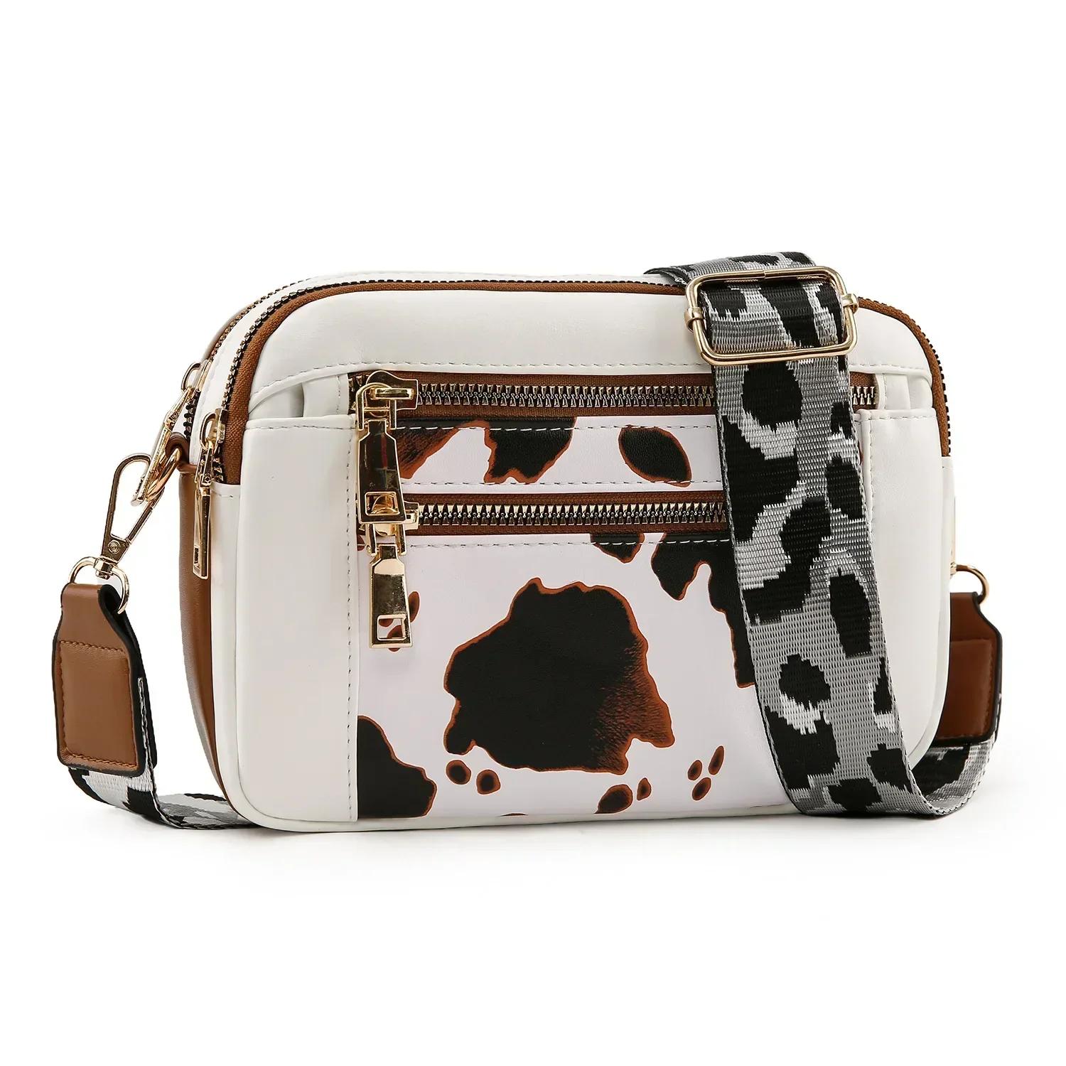 Violett | Finsk PU Leder Schultertasche