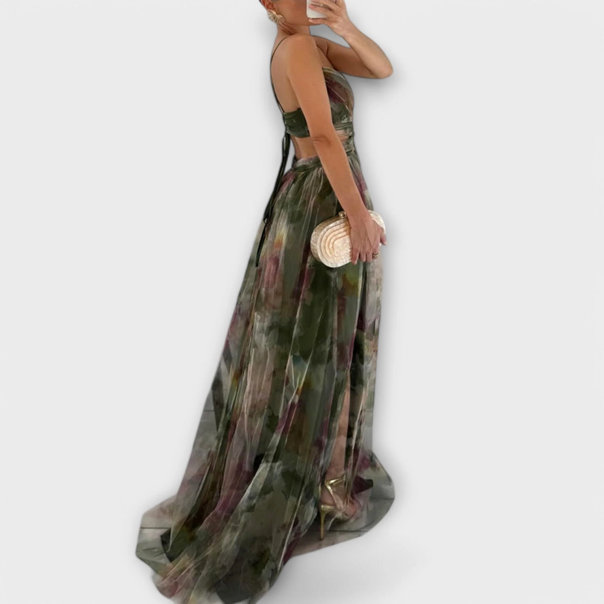 Vivien | Stilvolles Mesh Maxikleid für Frauen - Image 4