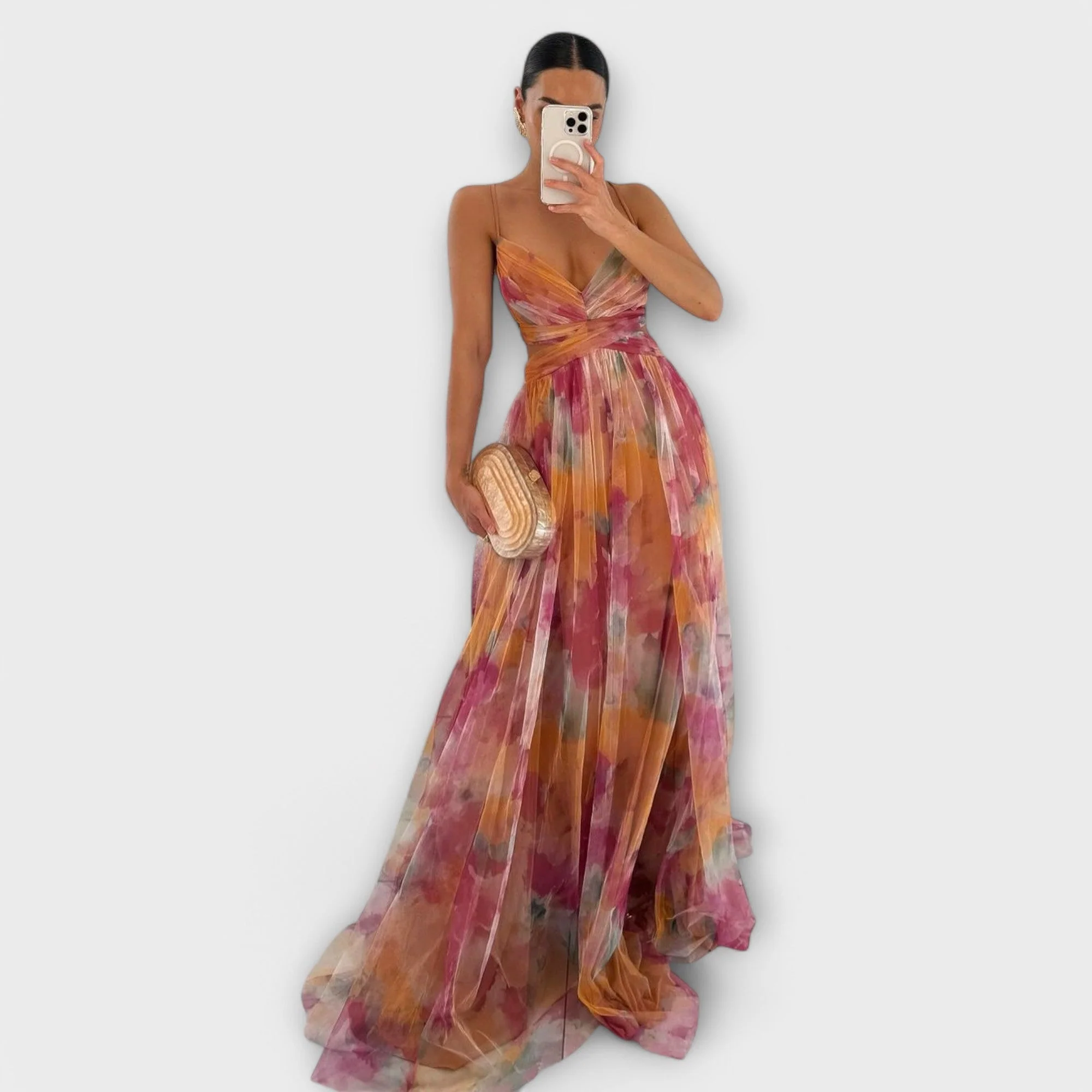 Vivien | Stilvolles Mesh Maxikleid für Frauen - Image 6
