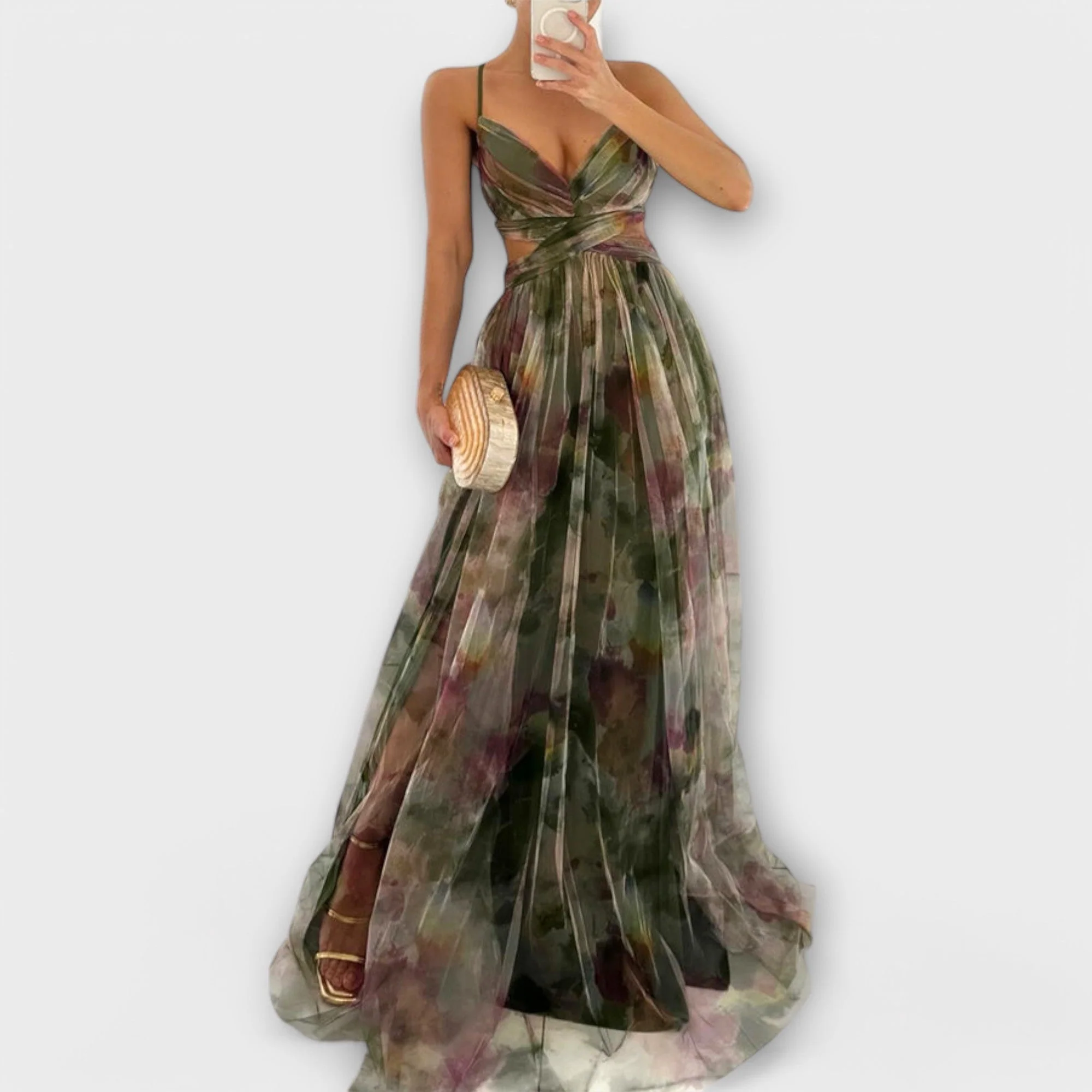 Vivien | Stilvolles Mesh Maxikleid für Frauen - Image 7