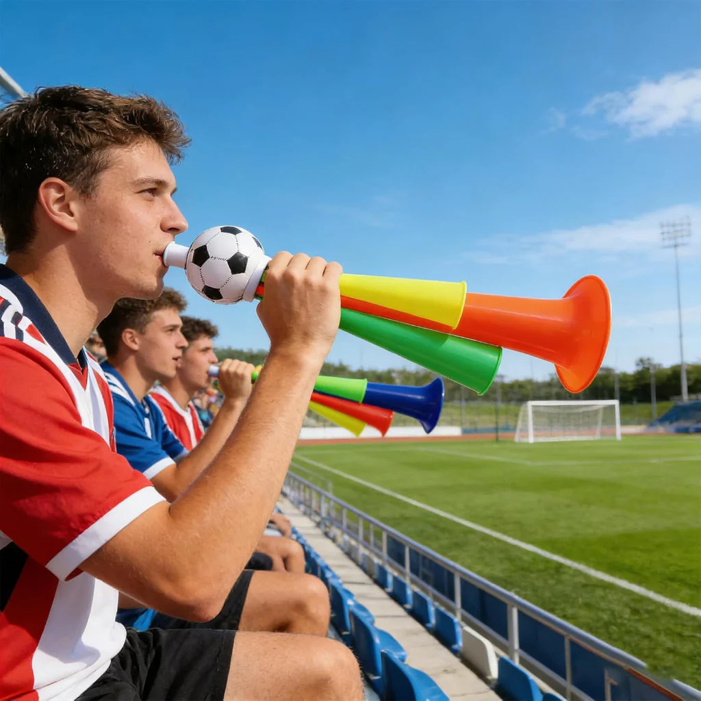 Vuvuzela Fußball Weltmeisterschaft Stadionhupe Laut Kunststoff
