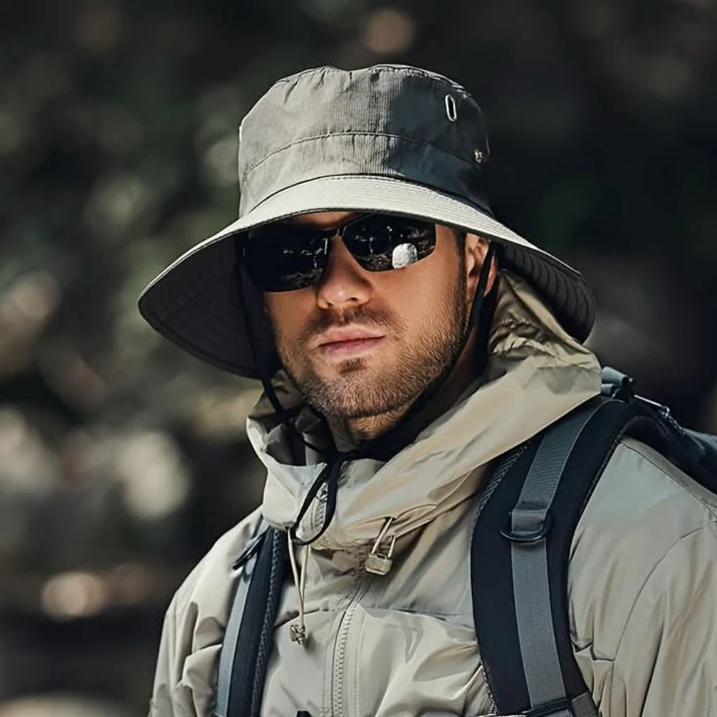 Wandern Sonnenhut Outdoor Aktivitäten UV Schutz - Image 2