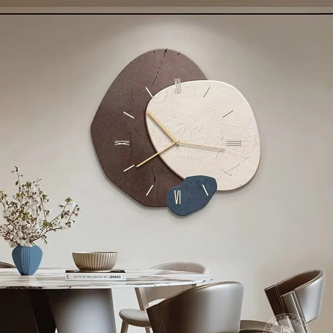 Wanduhr LED Beleuchtung Modern Kunstharz Design - Image 4
