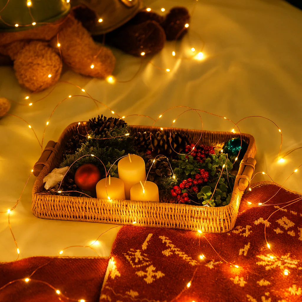 Weihnachtsbeleuchtung LED Kupferdraht Lichterkette Batteriebetrieben - Image 10