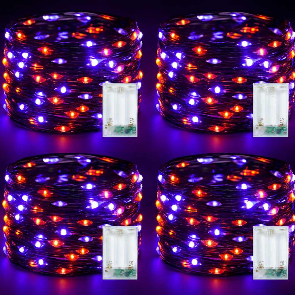 Weihnachtsbeleuchtung LED Kupferdraht Lichterkette Batteriebetrieben - Image 17