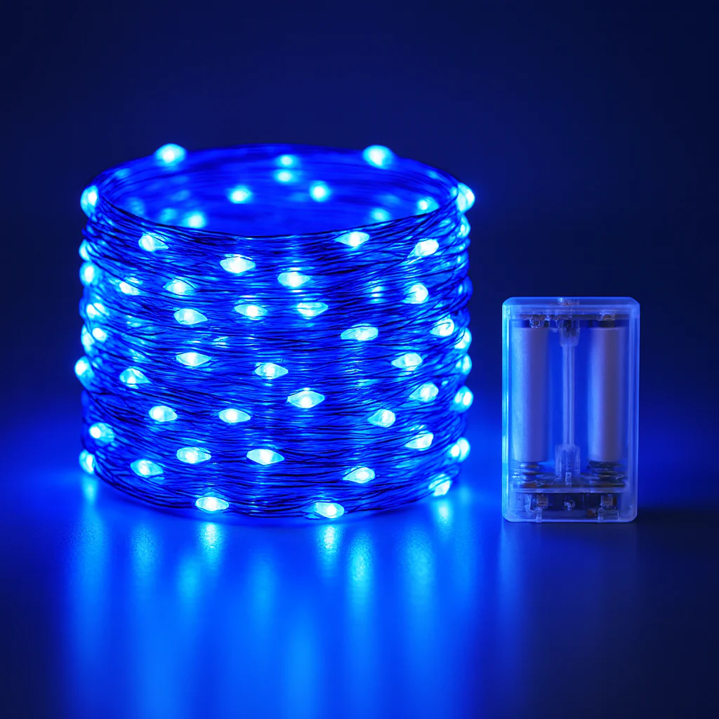 Weihnachtsbeleuchtung LED Kupferdraht Lichterkette Batteriebetrieben - Image 18