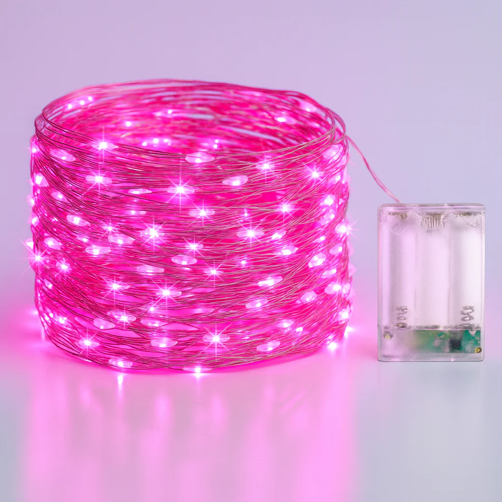 Weihnachtsbeleuchtung LED Kupferdraht Lichterkette Batteriebetrieben - Image 22