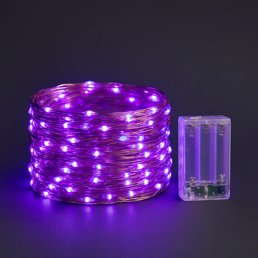 Weihnachtsbeleuchtung LED Kupferdraht Lichterkette Batteriebetrieben - Image 24