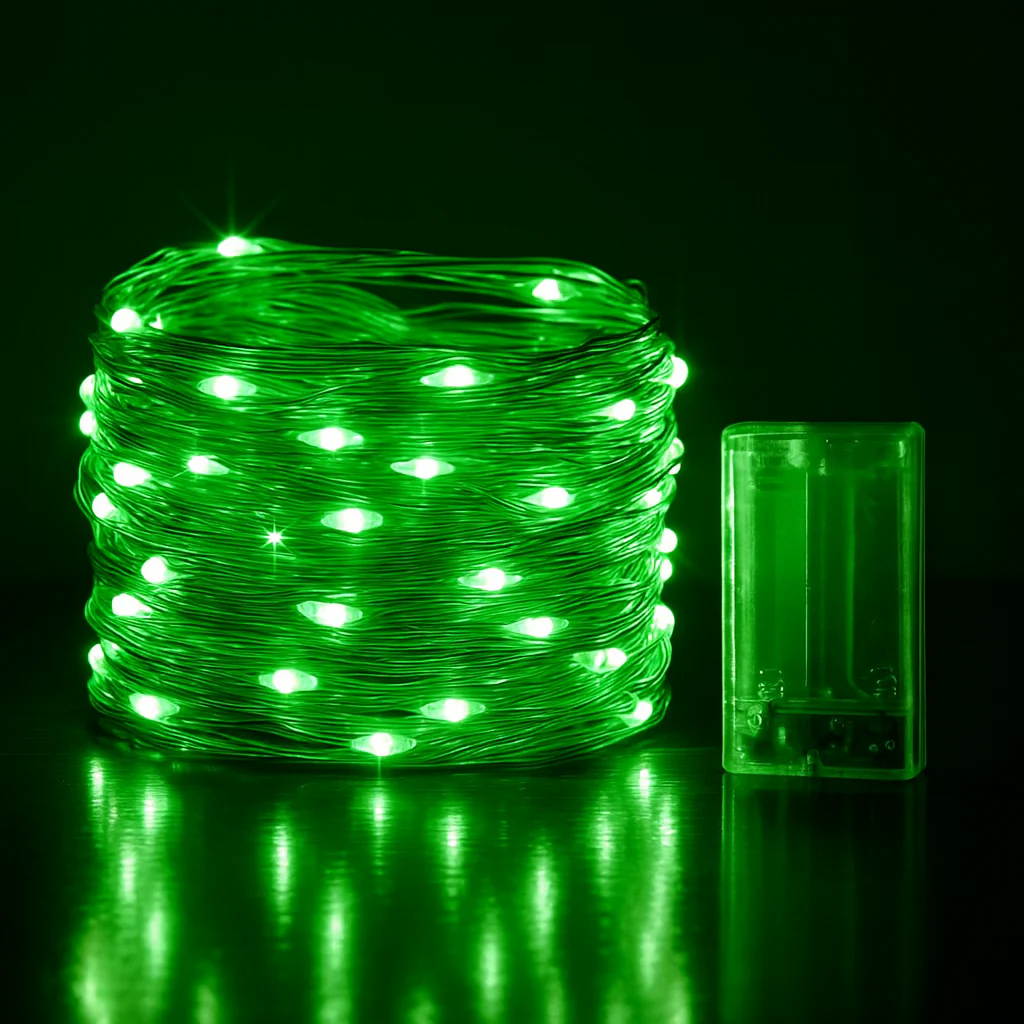Weihnachtsbeleuchtung LED Kupferdraht Lichterkette Batteriebetrieben - Image 26