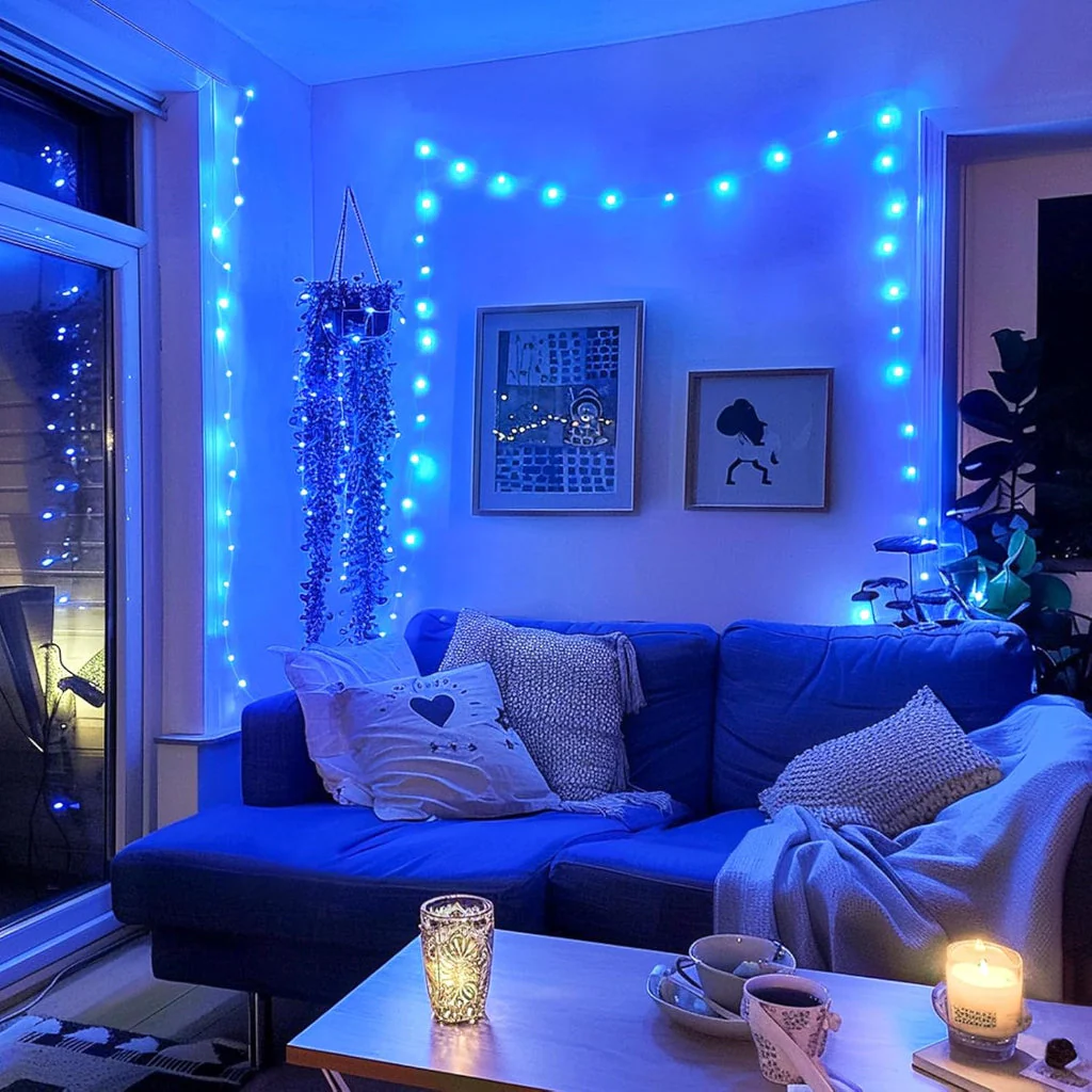 Weihnachtsbeleuchtung LED Kupferdraht Lichterkette Batteriebetrieben - Image 5