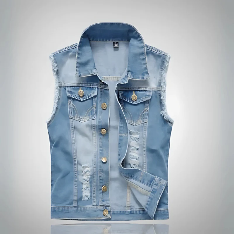 Weste Herren Vintage Stil | Ärmellose Freizeitweste Mit Taschen - Image 6