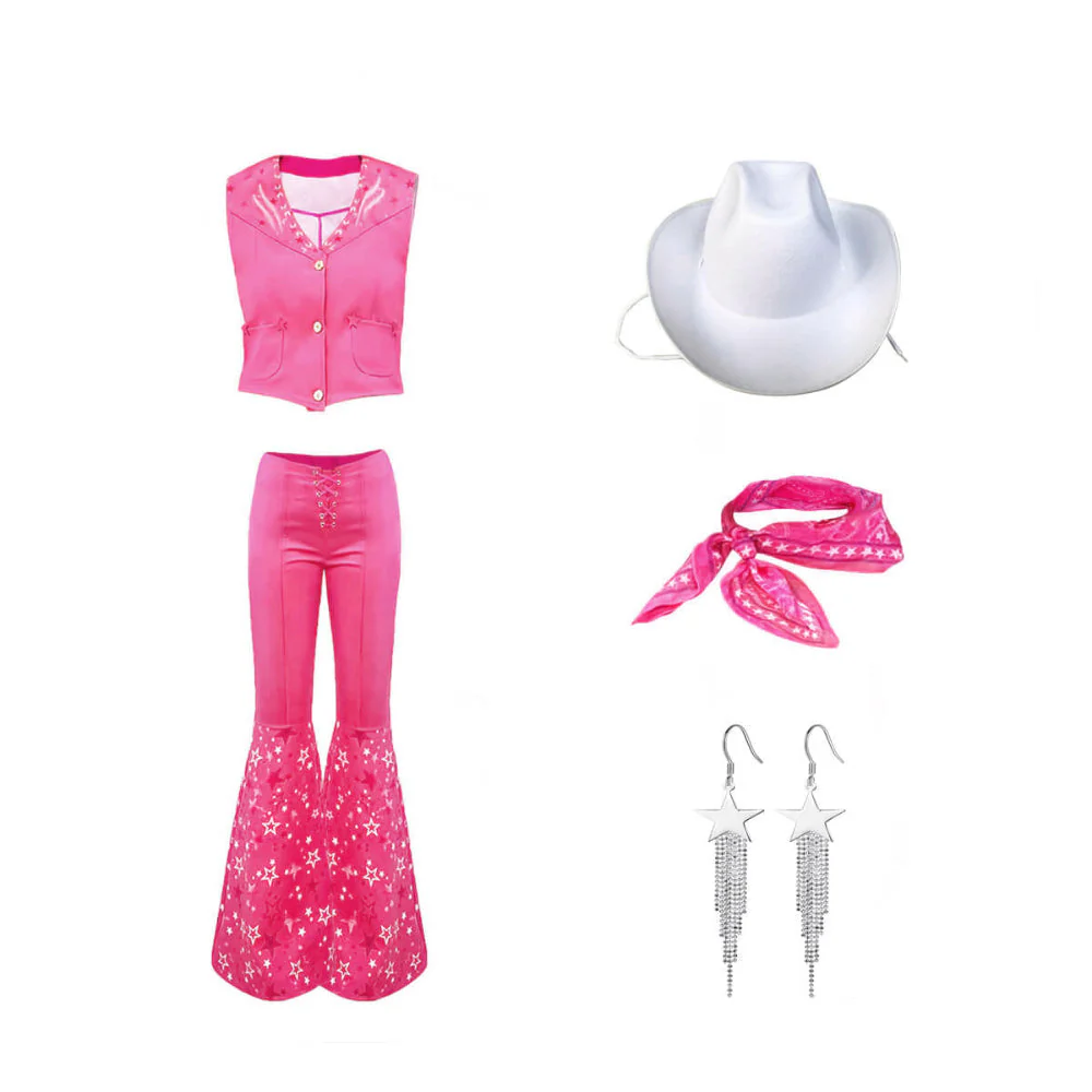 Western Paar Kostüm Set Cowboy Cowgirl Outfit - Image 3