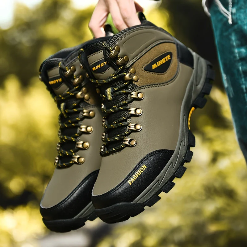 Winterschuhe Herren | Hoher Schnitt Outdoor Stiefel Mit Schnürung