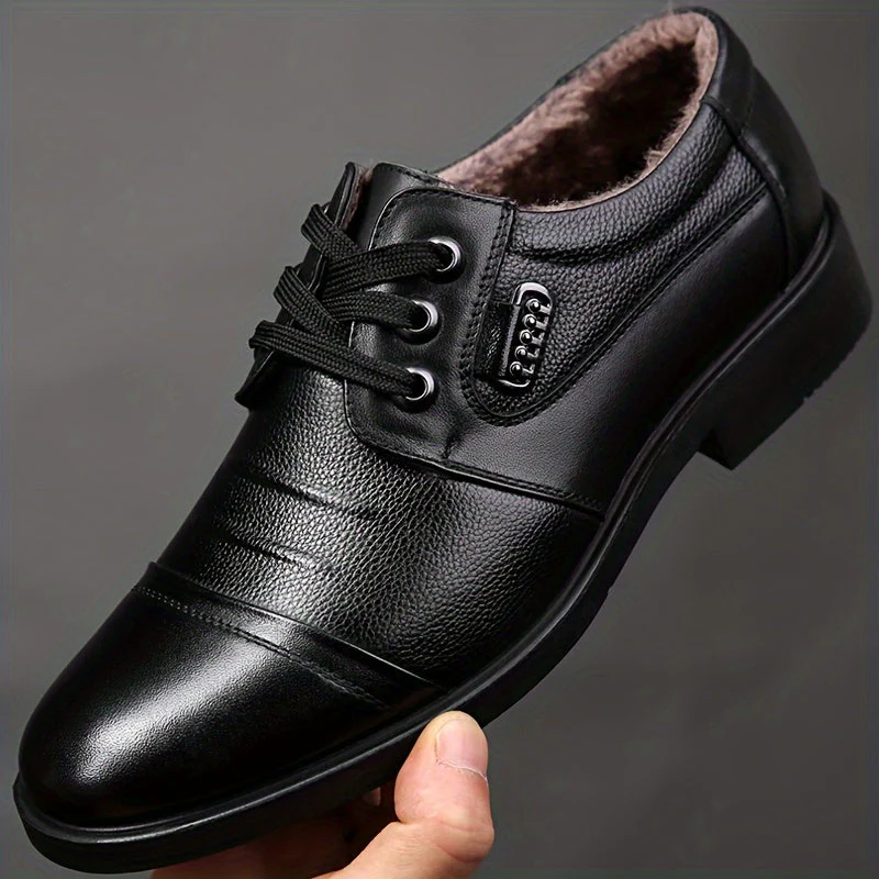Winterschuhe Herren | Schnürschuhe Mit Gefüttertem Inneren - Image 2