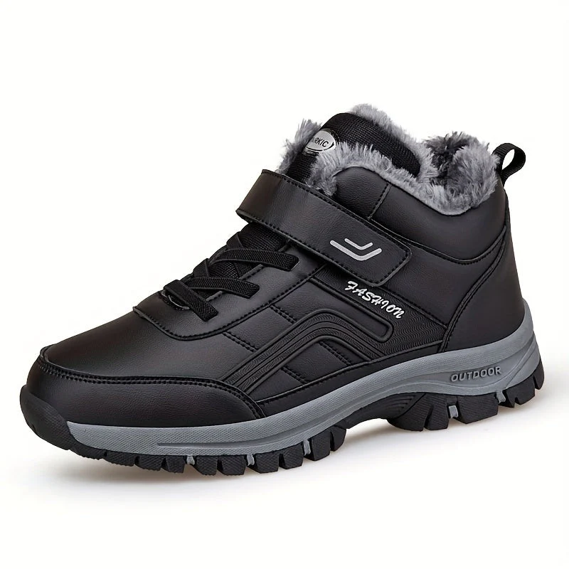 Winterschuhe Herren | Stiefel Mittelhoher Schnitt Mit Schnürung - Image 8