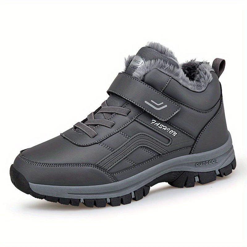 Winterschuhe Herren | Stiefel Mittelhoher Schnitt Mit Schnürung - Image 9